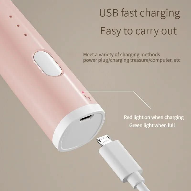 Milk Frother USB Rechargeable Three Speeds Stainless Steel Whisk