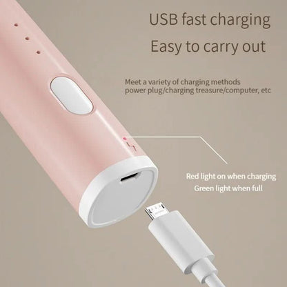 Milk Frother USB Rechargeable Three Speeds Stainless Steel Whisk