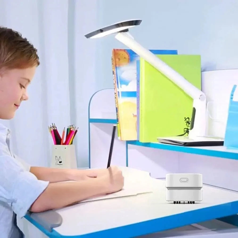 Mini Desktop Vacuum 360° Suction Cordless Quiet
