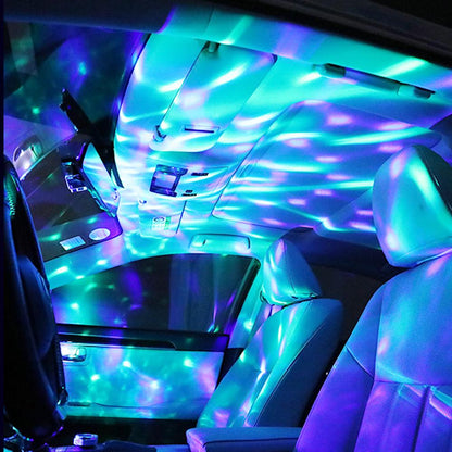 Mini Disco Ball USB-Powered & Beat-Activated 7 Light Modes