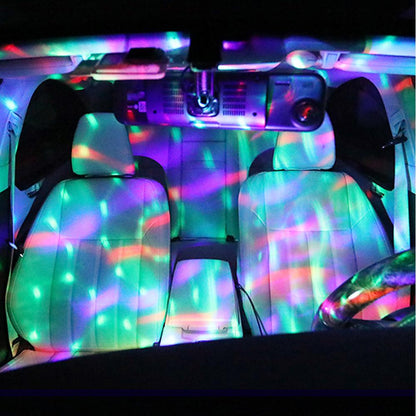Mini Disco Ball USB-Powered & Beat-Activated 7 Light Modes