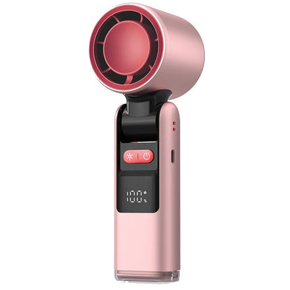 Mini Fan Ice-Cooling LED Display Rechargeable