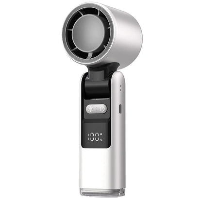Mini Fan Ice-Cooling LED Display Rechargeable