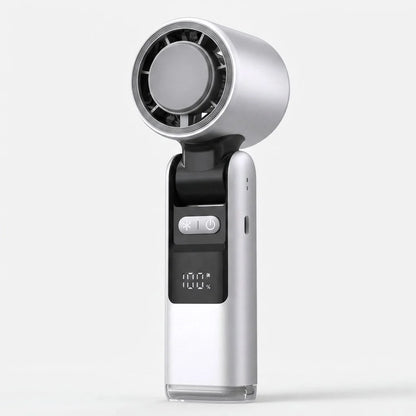 Mini Fan Ice-Cooling LED Display Rechargeable