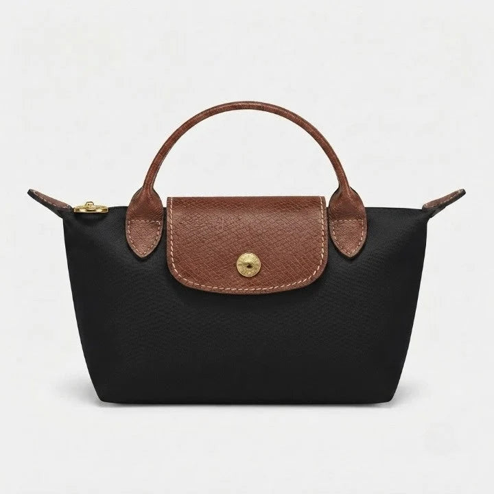 Mini Handbag Lightweight Polyamide Leather Trim Crossbody