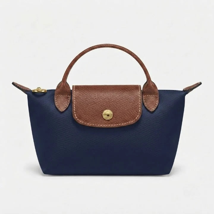 Mini Handbag Lightweight Polyamide Leather Trim Crossbody
