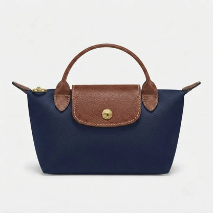 Mini Handbag Lightweight Polyamide Leather Trim Crossbody