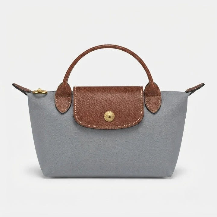Mini Handbag Lightweight Polyamide Leather Trim Crossbody