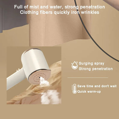 Mini Steam Iron Two-In-One Titanium Soleplate