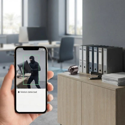 Mini Surveillance Camera 4K Ultra HD 360-Degree Coverage