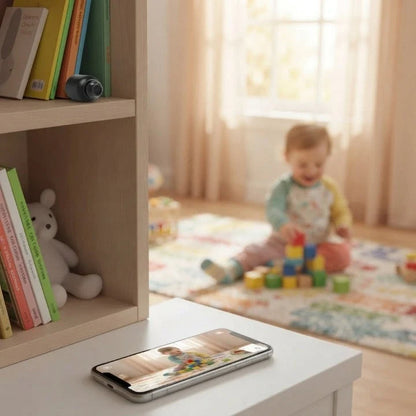 Mini Surveillance Camera 4K Ultra HD 360-Degree Coverage