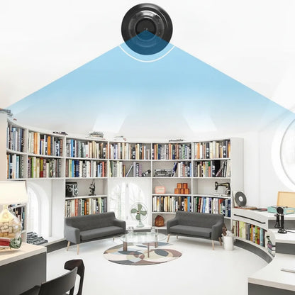 Mini Surveillance Camera 4K Ultra HD 360-Degree Coverage