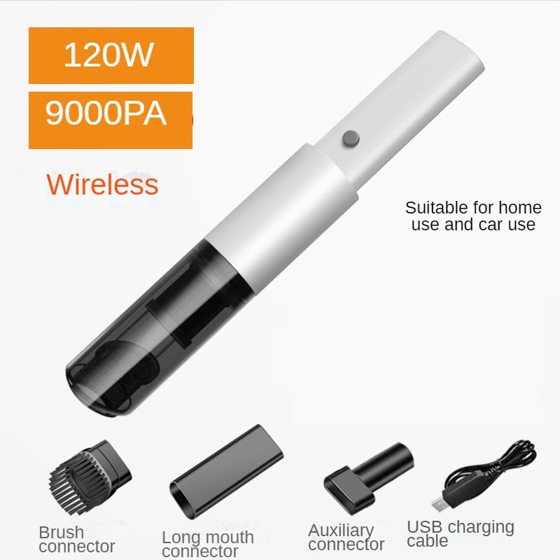 Mini Vacuum USB Rechargeable Slim Nozzle & Air Blower