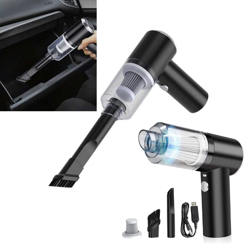 Mini Vacuum USB Rechargeable Slim Nozzle & Air Blower