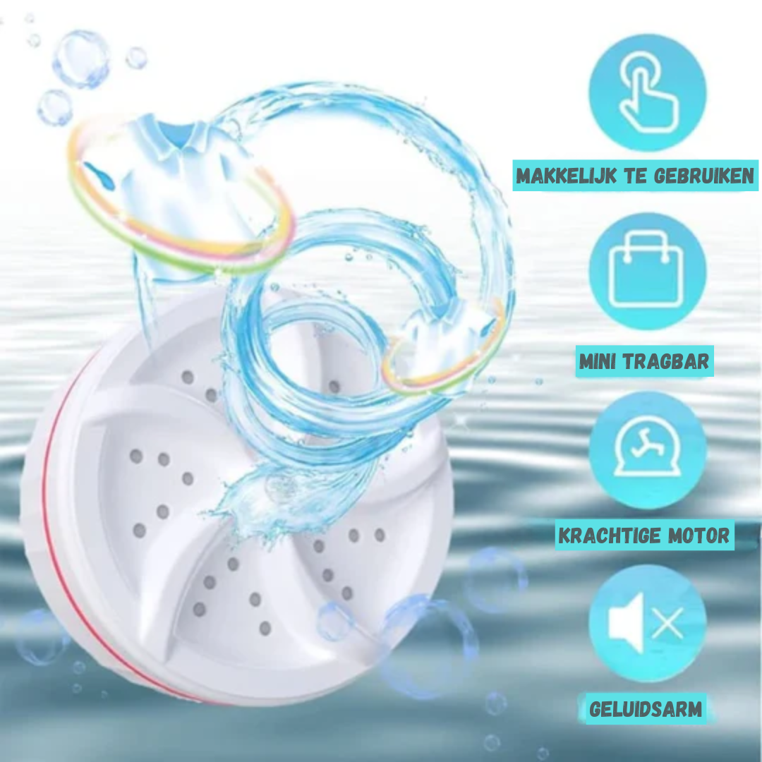 Mini Washing Machine Ultrasonic USB Powered Gentle On Delicates