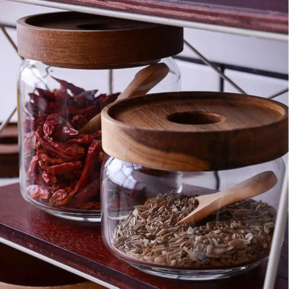 Mini Wooden Spoon Short Handle & Heat-Resistant