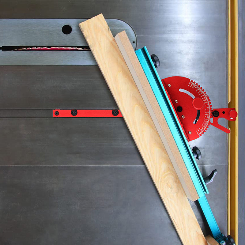 Miter Gauge Adjustable 0–60° Anodized Aluminum