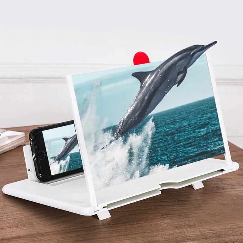 Mobile Screen Magnifier Foldable Hands-Free Stand 30cm
