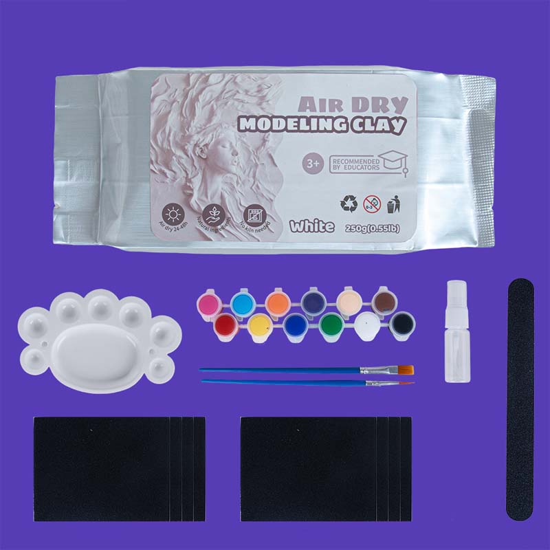 Modeling Clay Set Air-Dry Kaolin Complete Kit