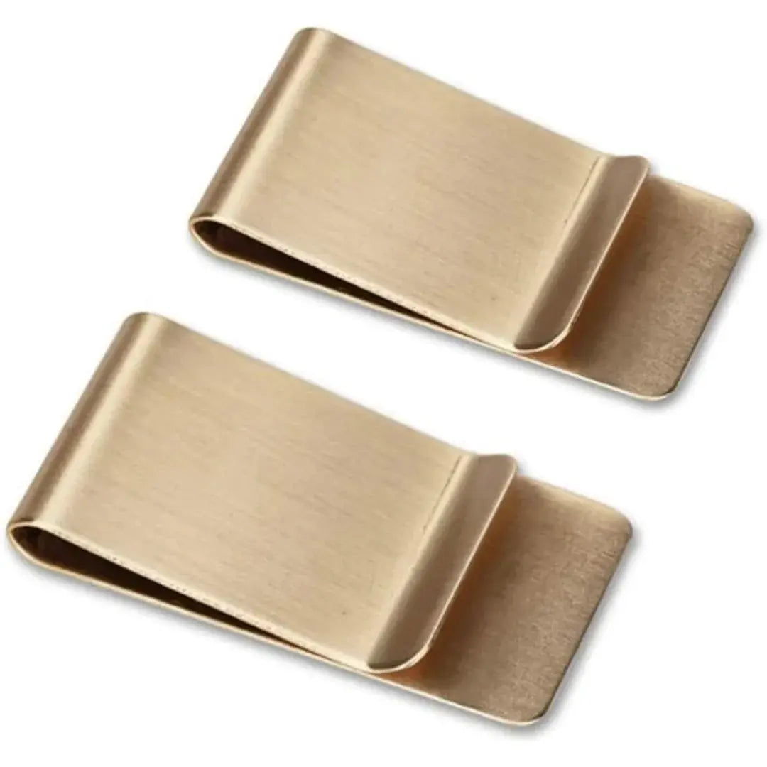 Money Clip Slim Brushed Stainless Steel