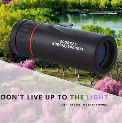 Monocular Telescope 2000x25 HD Phone Holder