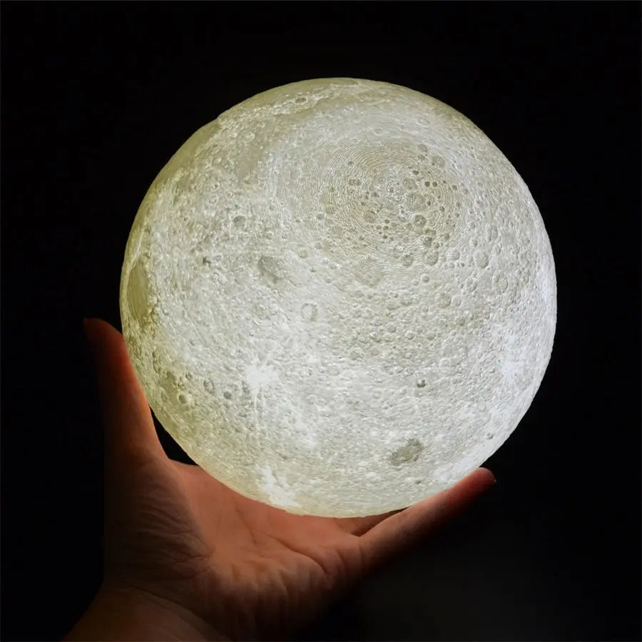Moon Lamp 16 Colors & Touch Dimmable Wooden Stand