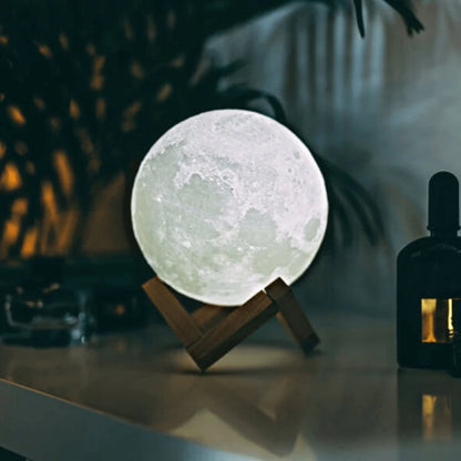 Moon Lamp Realistic Surface Touch Control & USB Rechargeable