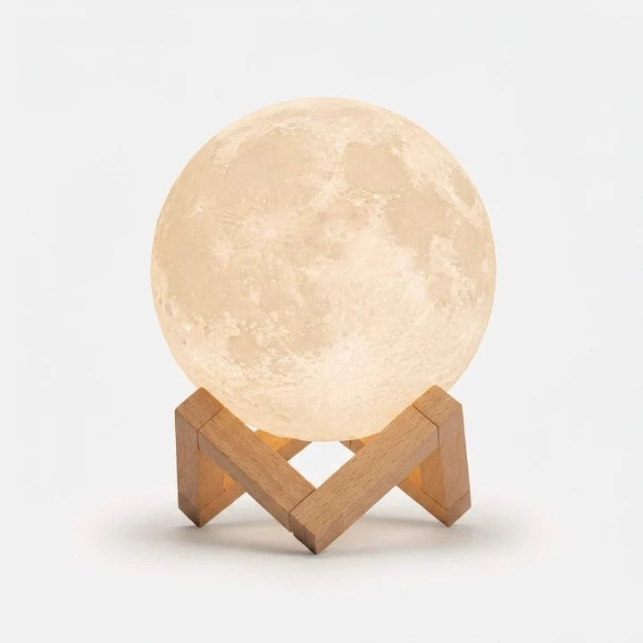 Moon Lamp Realistic Surface Touch Control & USB Rechargeable