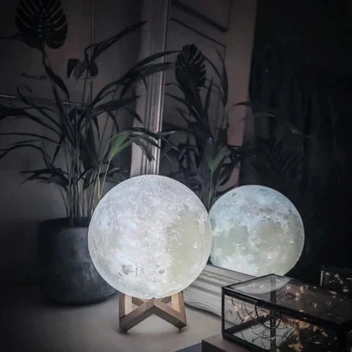 Moon Lamp Realistic Surface Touch Control & USB Rechargeable