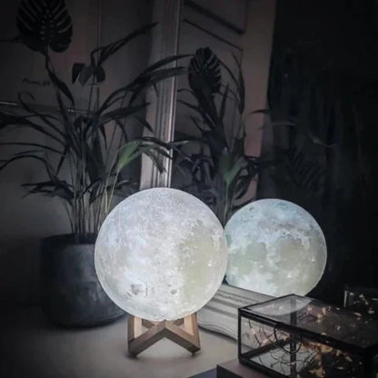 Moon Lamp Realistic Surface Touch Control & USB Rechargeable