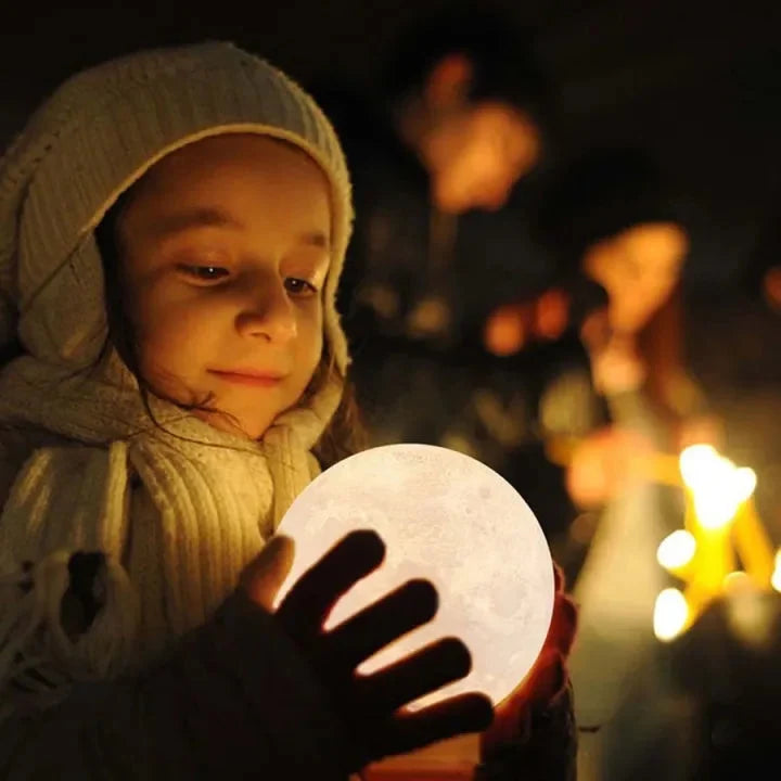 Moon Lamp Realistic Surface Touch Control & USB Rechargeable