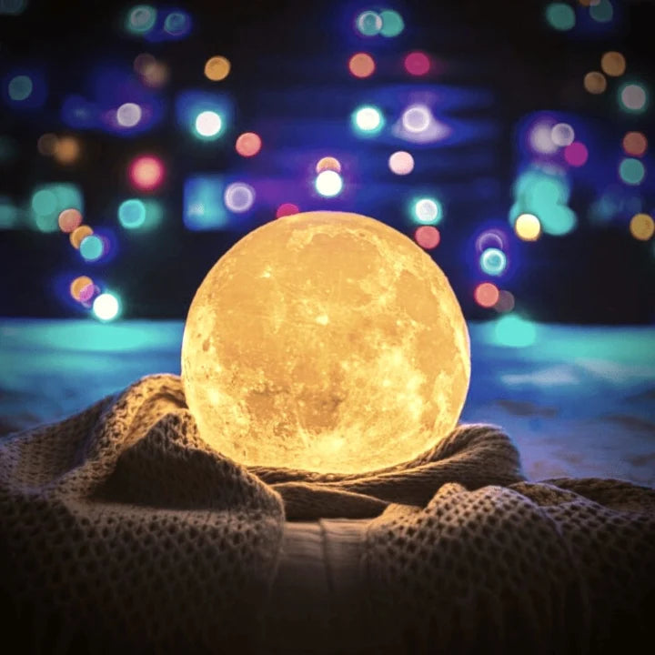 Moon Lamp Realistic Surface Touch Control & USB Rechargeable