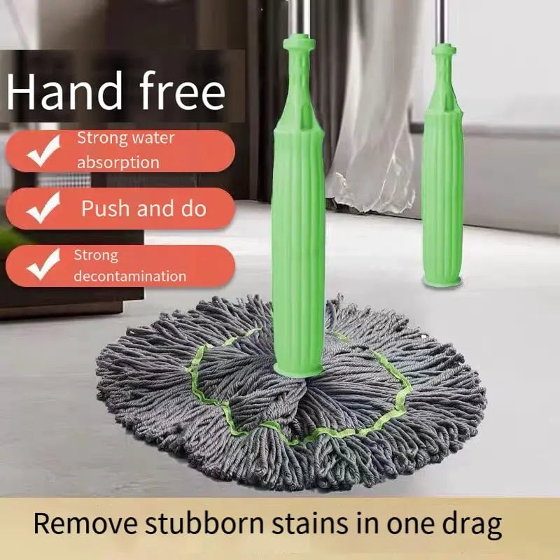 Mop Head Hands-Free Self-Wringing 21.7 Inch Microfiber