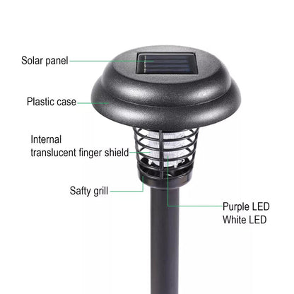 Mosquito Lamp Solar Dual UV & White Light