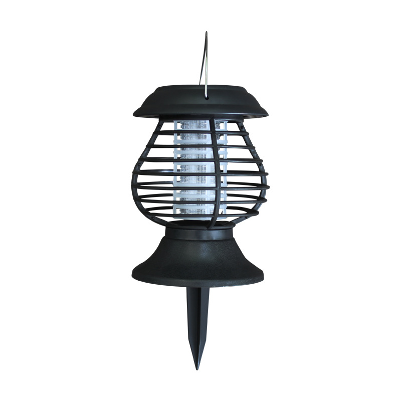 Mosquito Lamp Solar-Powered UV & Warm LED Weatherproof Stake
