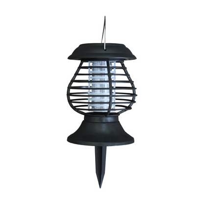 Mosquito Lamp Solar-Powered UV & Warm LED Weatherproof Stake