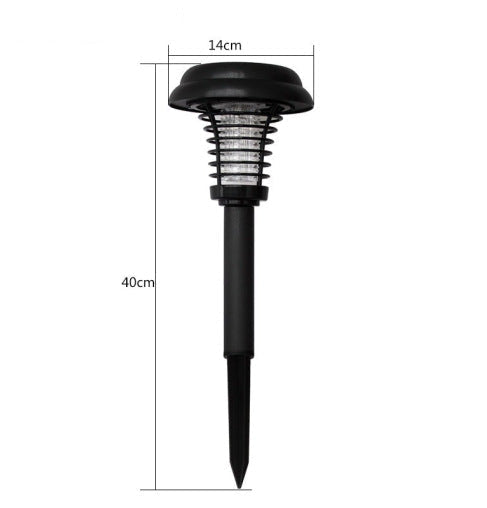 Mosquito Lamp Solar-Powered UV & White Light Weatherproof
