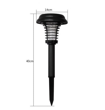Mosquito Lamp Solar-Powered UV & White Light Weatherproof