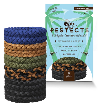Mosquito Repellent Bracelet Waterproof Silicone Up To 300 Hours