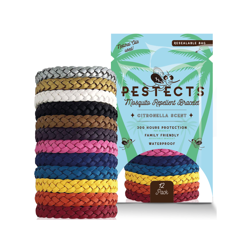 Mosquito Repellent Bracelet Waterproof Silicone Up To 300 Hours