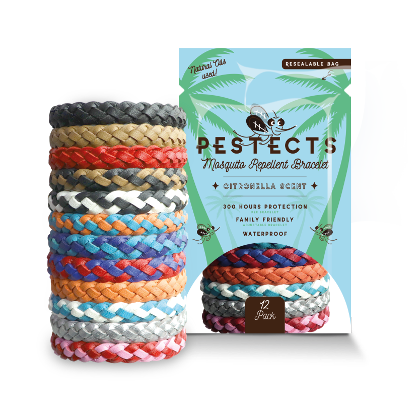 Mosquito Repellent Bracelet Waterproof Silicone Up To 300 Hours
