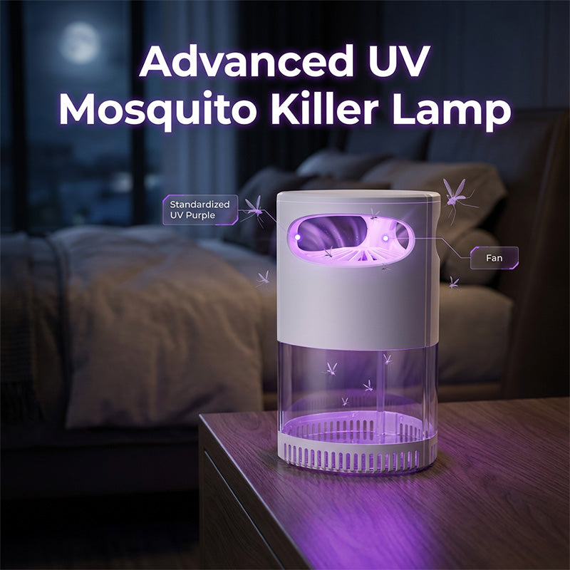 Mosquito Trap Lamp UV Light Silent Fan Chemical-Free