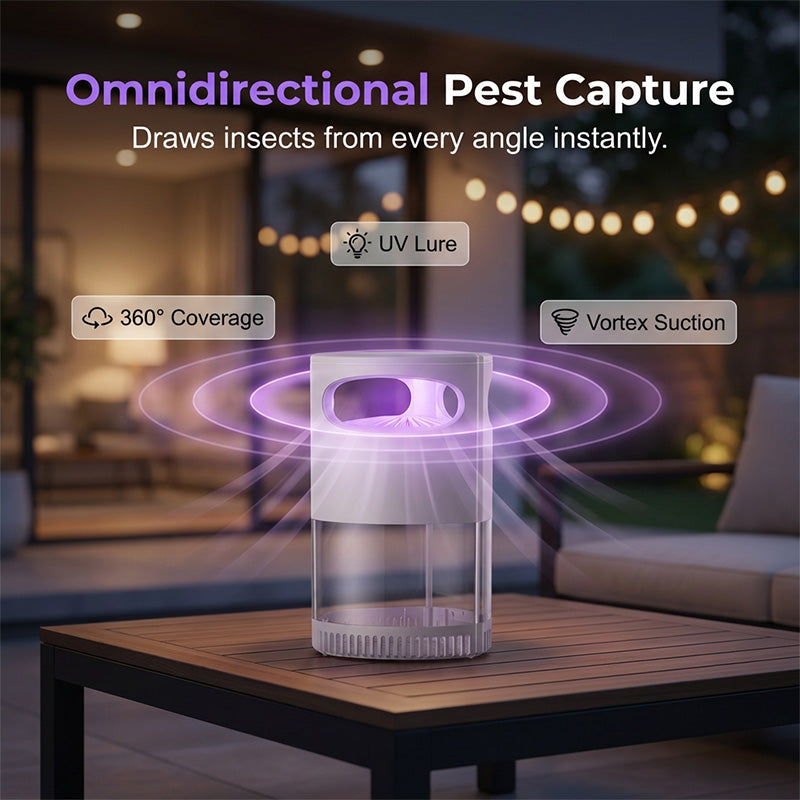 Mosquito Trap Lamp UV Light Silent Fan Chemical-Free