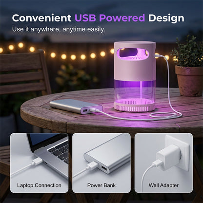 Mosquito Trap Lamp UV Light Silent Fan Chemical-Free