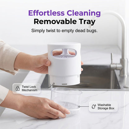 Mosquito Trap Silent Cyclone Fan USB-Powered & Chemical-Free