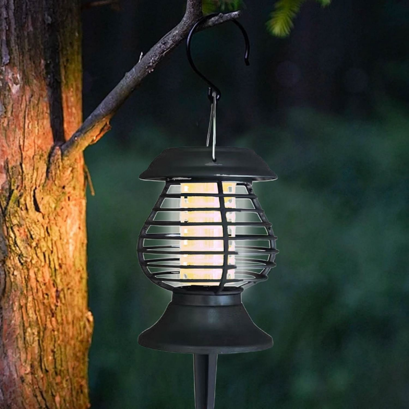 Mosquito Trap Solar-Powered UV Light Weatherproof