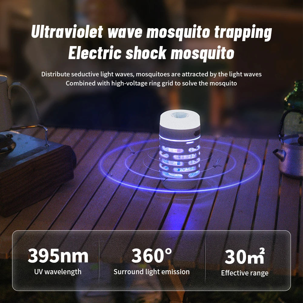 Mosquito Trap UV Light & Electric Shock 360° Coverage