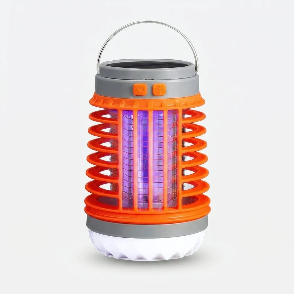 Mosquito Trap UV Light Solar & USB 4K Coverage