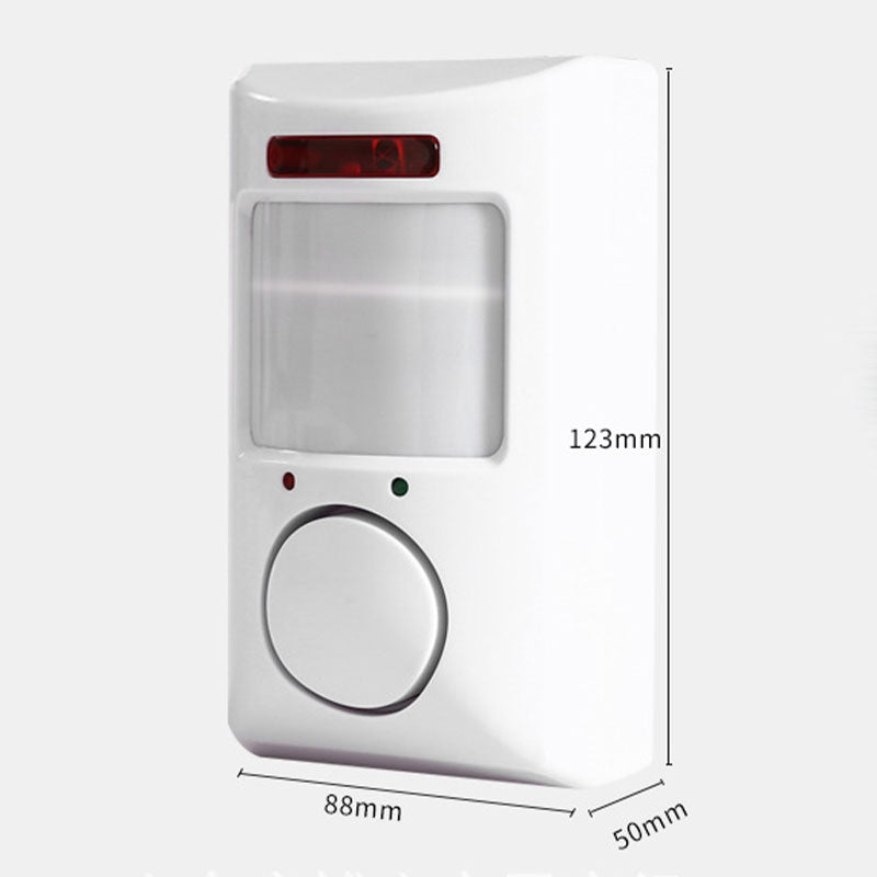 Motion Detector 105 dB Alarm Wireless Battery-Powered