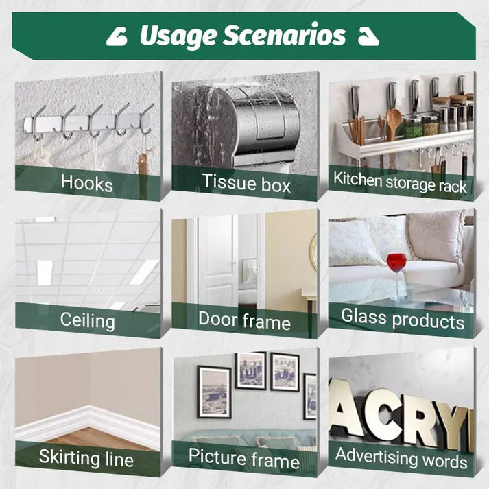 Mounting Adhesive No-Drill Waterproof Multi-Surface
